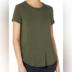 Daily Ritual “Supersoft Brushed Terry” Short Sleeve Top/T-Shirt